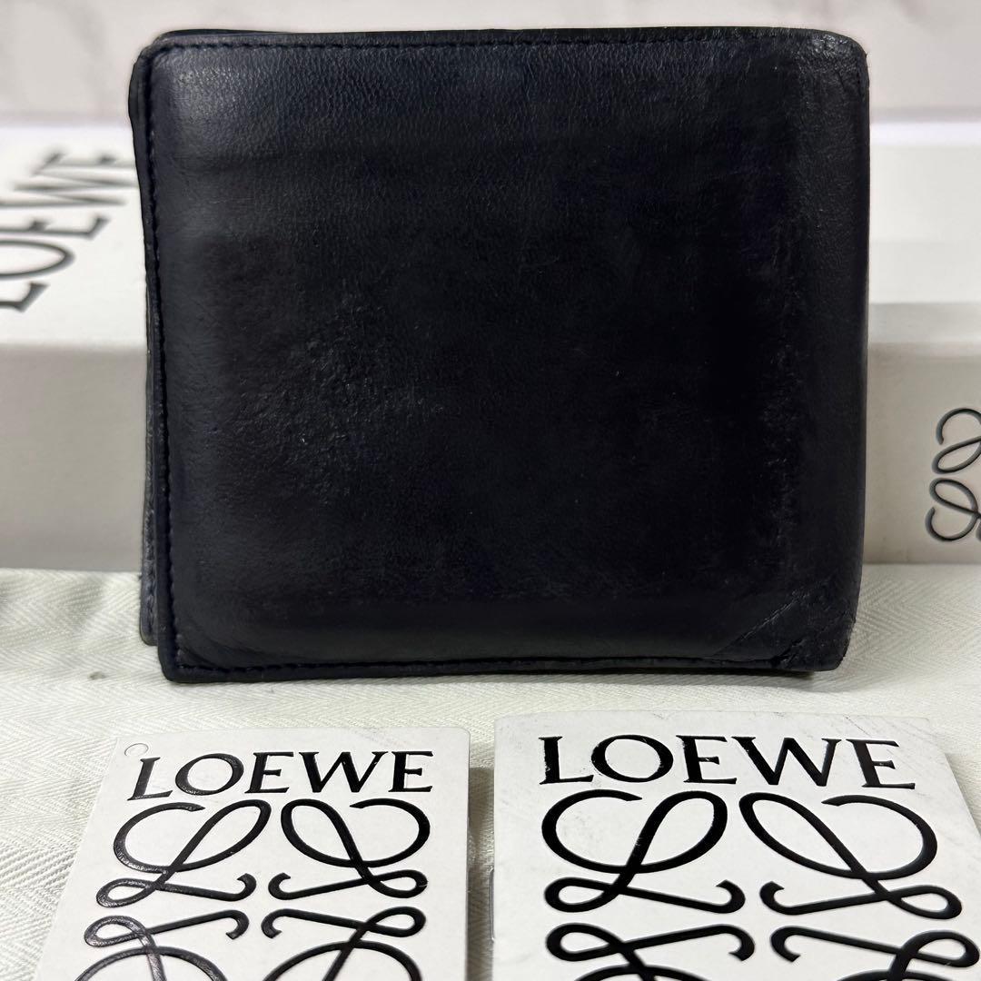 良品‼️ 現行　ロエベ　LOEWE 財布　折り財布　バイフォールド　付属品込み