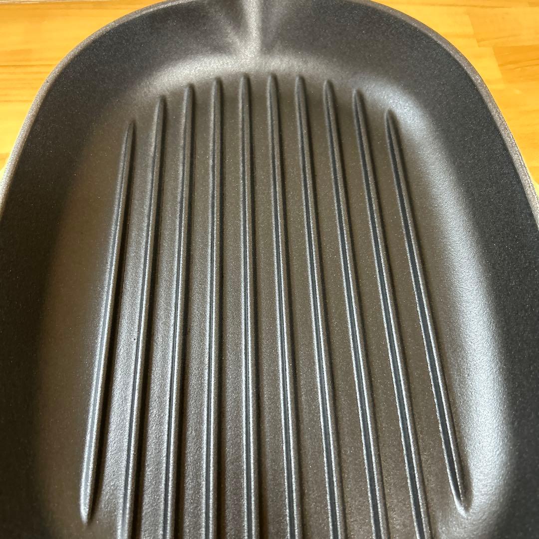 ルクルーゼ　オーバルスキレット　スキレット　グリル　32cm キウイ