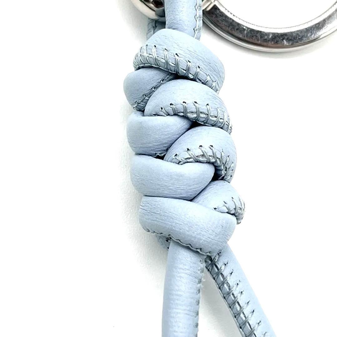 ボッテガヴェネタ キーホルダー トライアングル リング ストラップ ツイスト