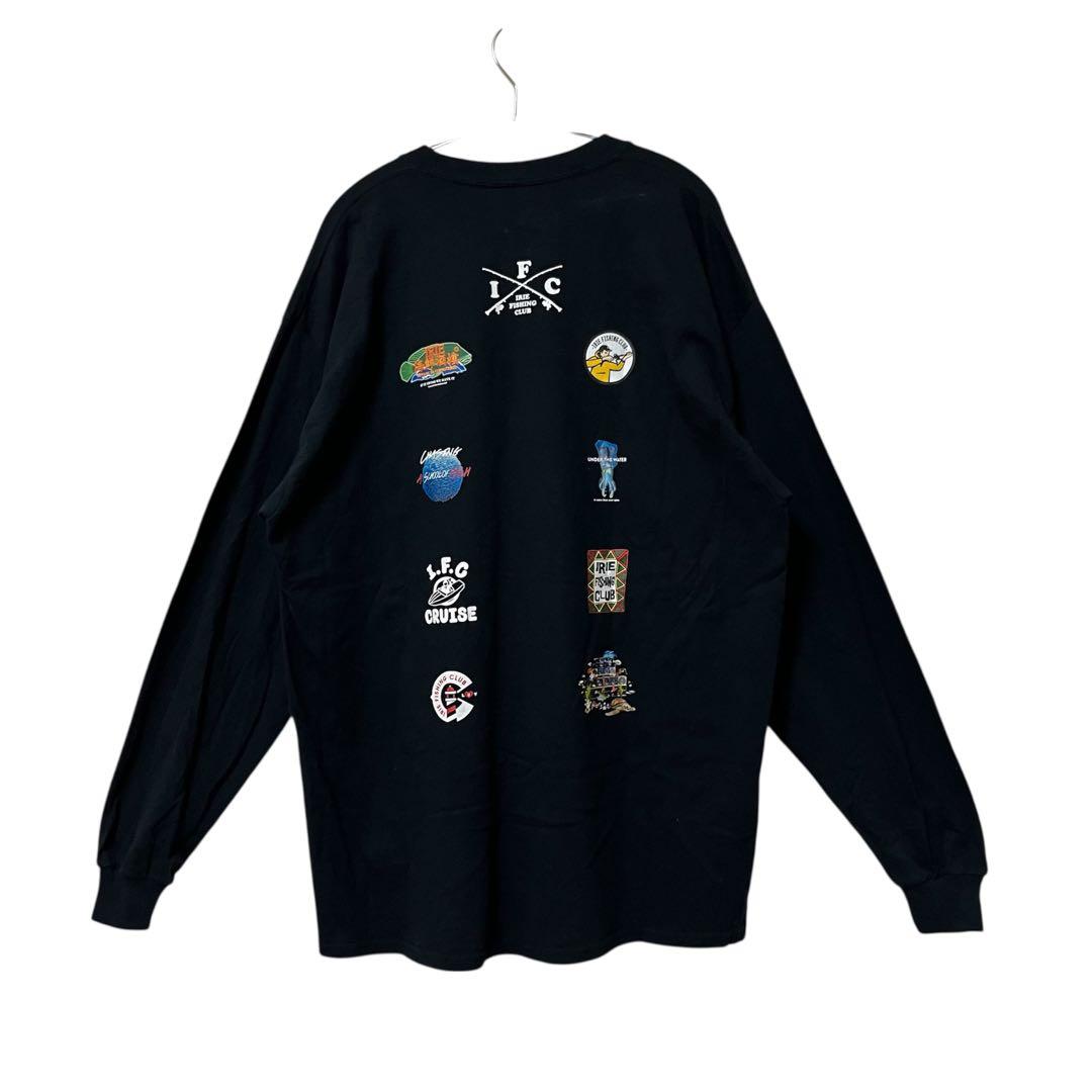 【超美品】アイリーフィッシングクラブ　長袖　ロンt バックプリント　釣り　XL