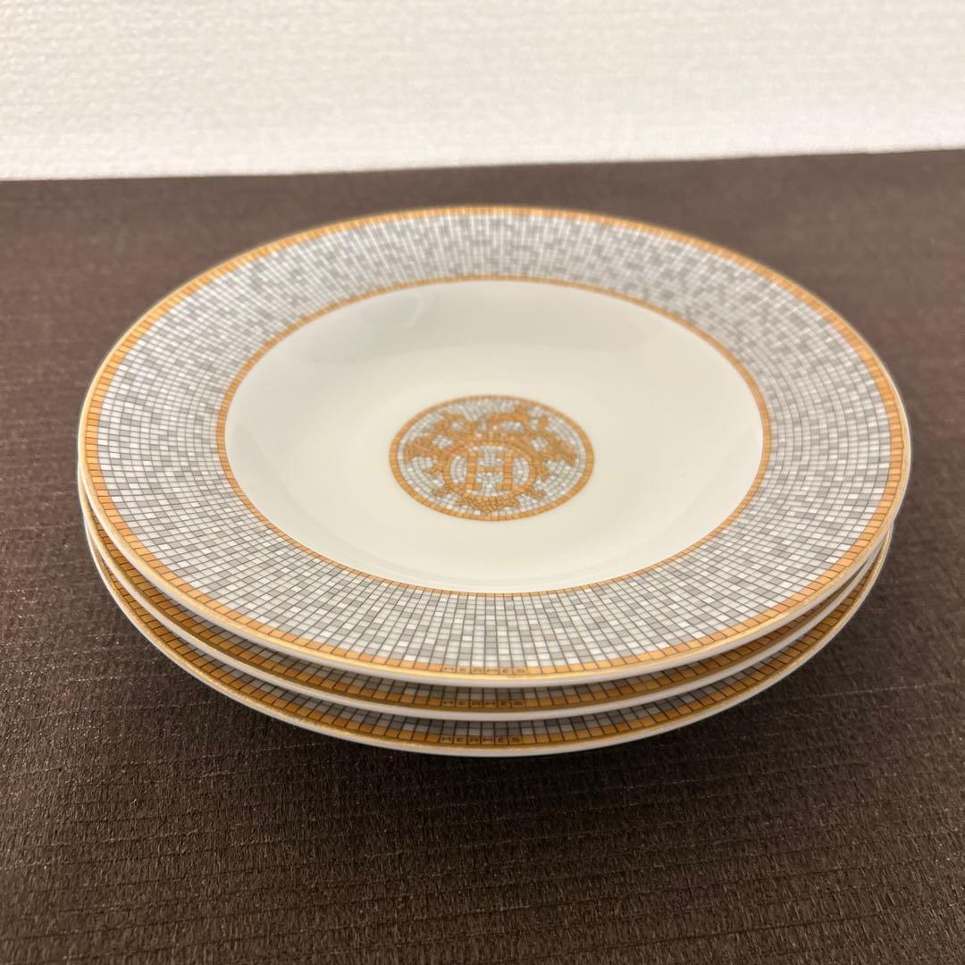 エルメス　ヴァンキャトル ゴールド　スーププレート　パスタプレート