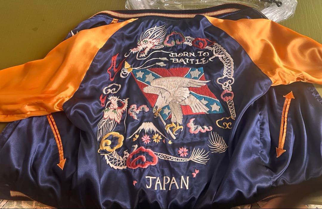 東洋エンタープライズ　スカジャン　鷲　虎　龍クリーニング済み