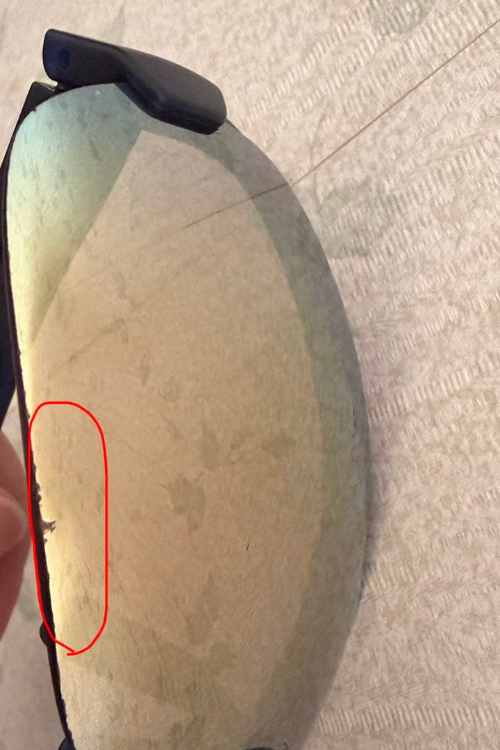 POC スポーツサングラス POC AIM ゴールドミラーレンズ　クリアレンズ