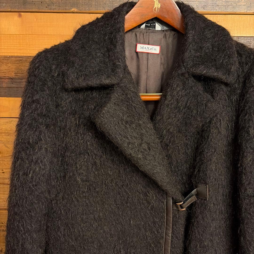 美品✨マックスマーラ MAX&Co. アルパカシャギー ボア テディコート 38