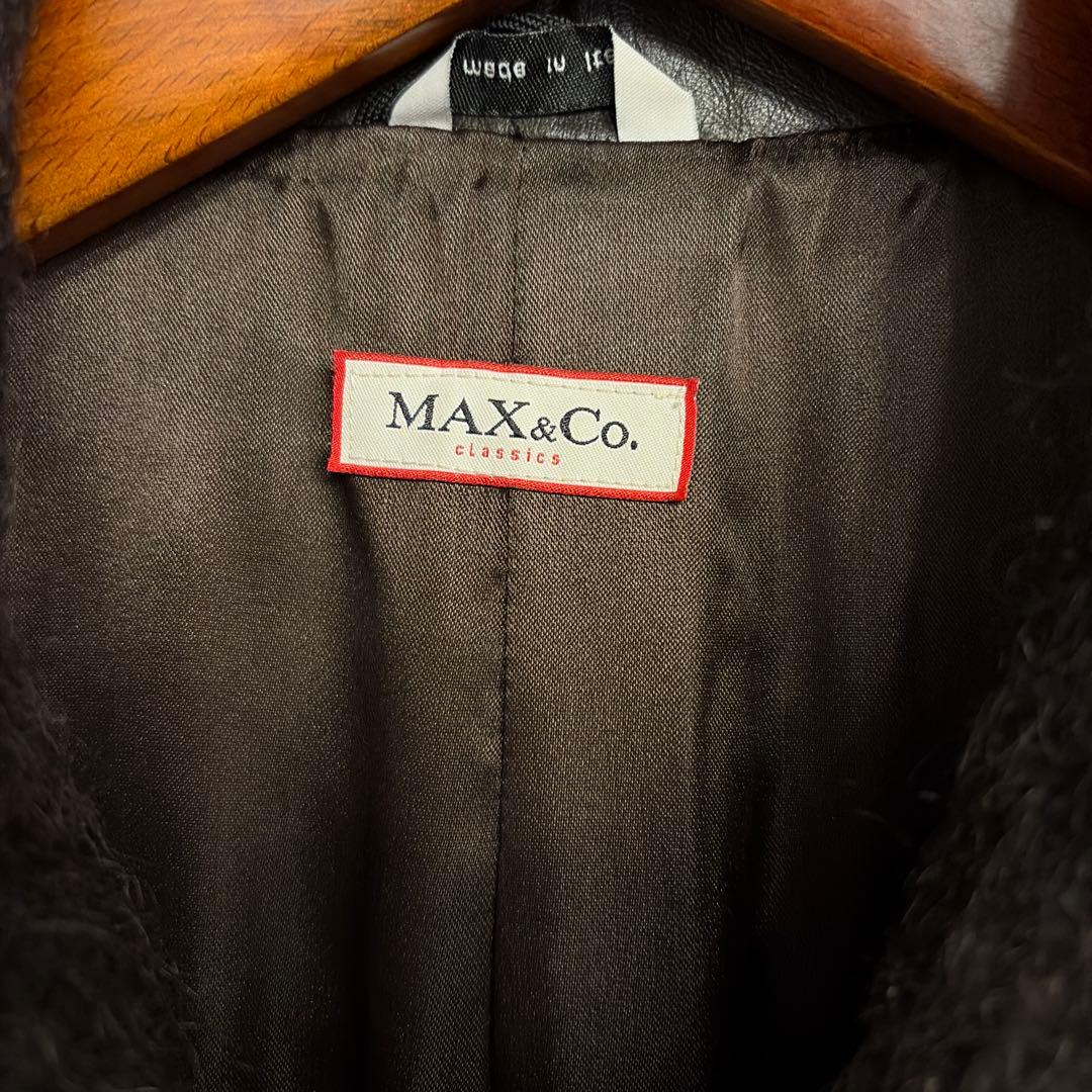 美品✨マックスマーラ MAX&Co. アルパカシャギー ボア テディコート 38