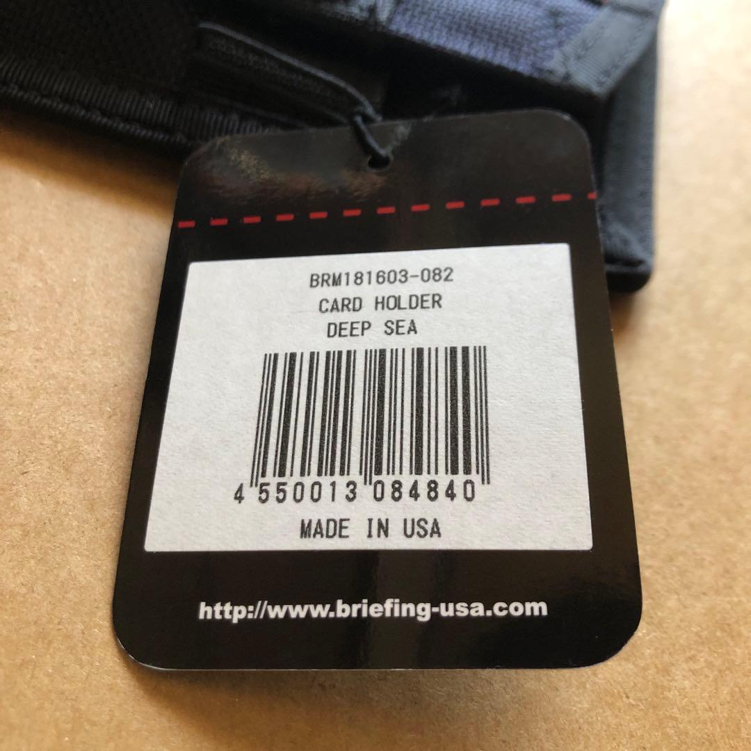 BRIEFING CARD HOLDER DEEP SEA ケース 新品