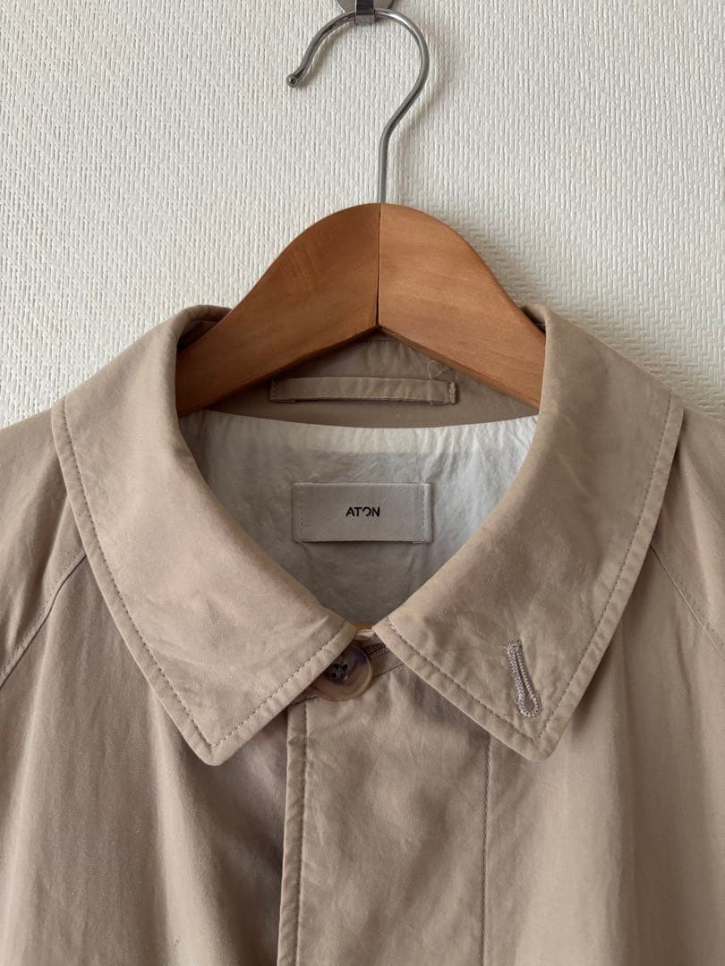 11/30迄❗️ 最終価格 ATON GIZA WEATHER COAT