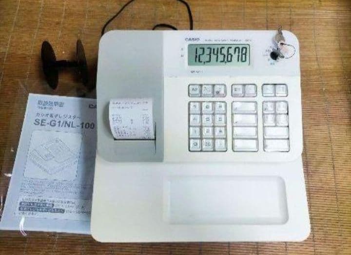 カシオレジスター　SE-G1/NL100コンパクト人気機種感熱紙　654321