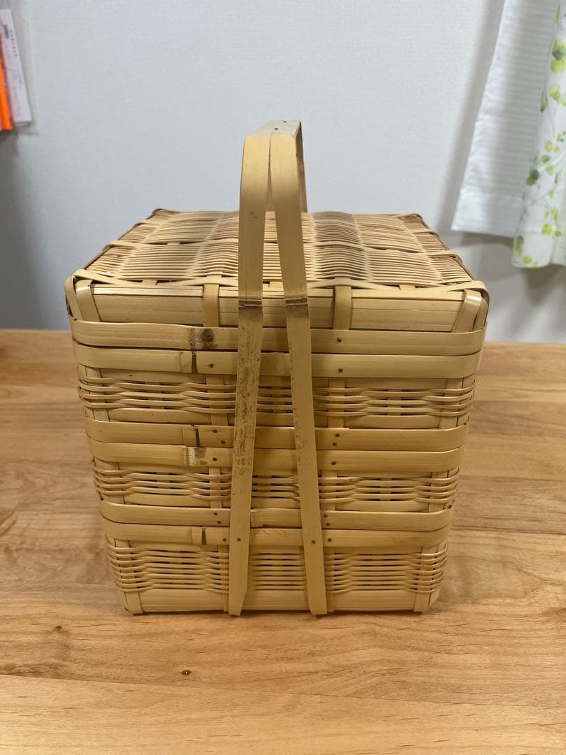 竹籠　弁当箱