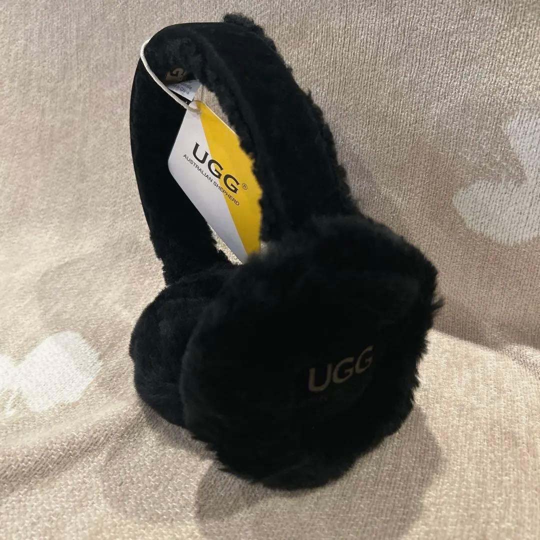 UGG ブラック イヤーマフ オーストラリアンシェパード Australia