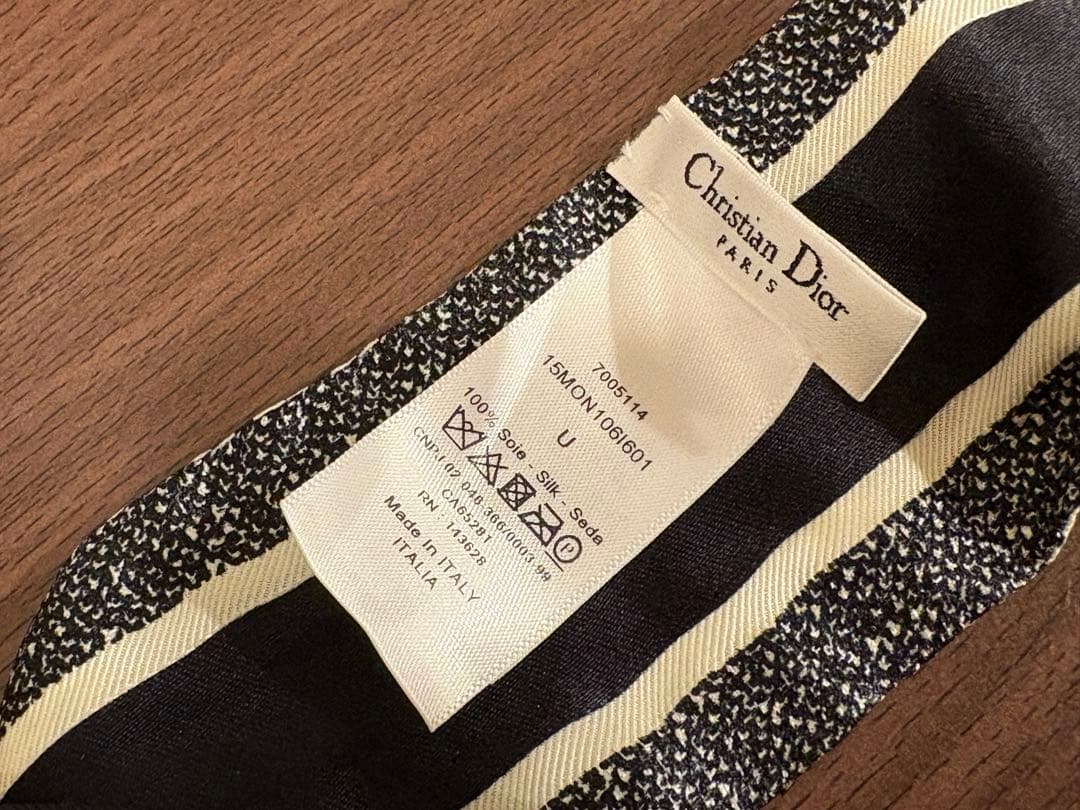 クリスチャンディオール　ミッツァ　スカーフ　千鳥　DIOR