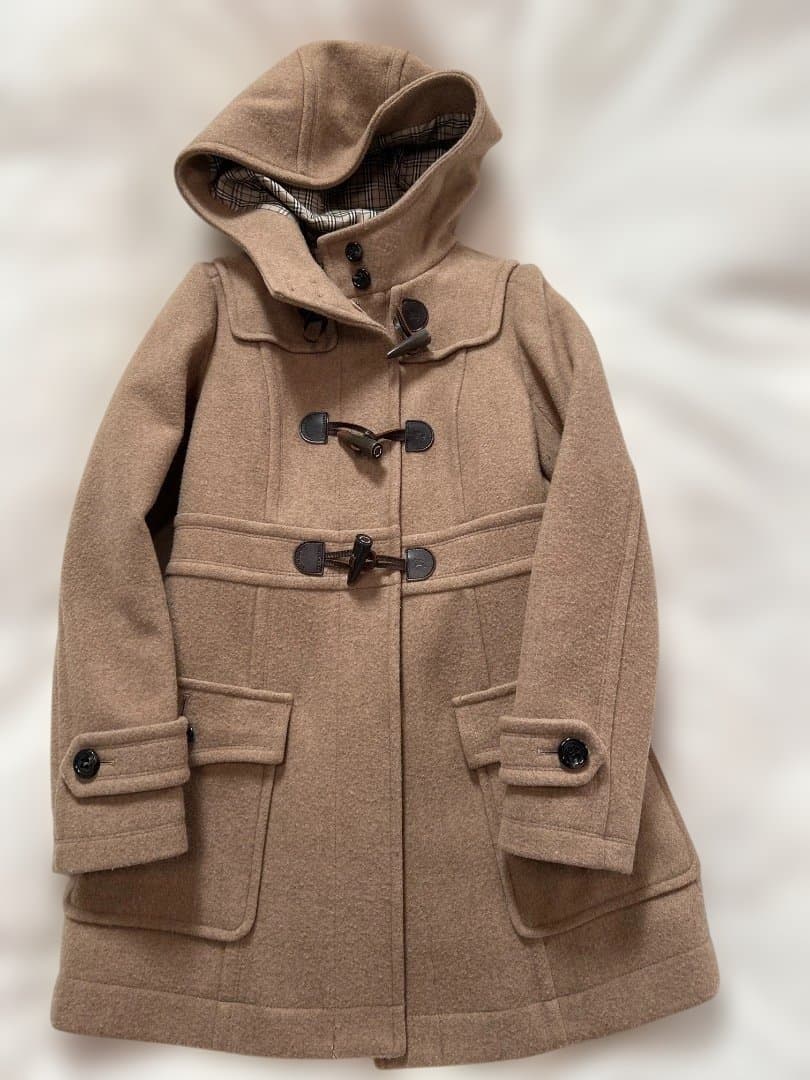 BURBERRY ブルーレーベル　ベージュ ダッフルコート