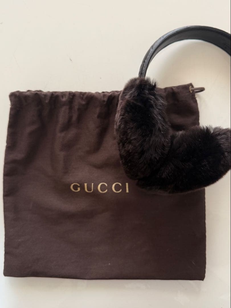 GUCCI ファー耳あて・イヤーマフ
