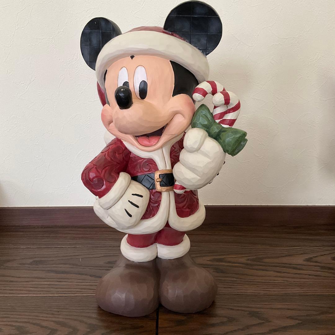 ジム ショア ディズニー ミニー　ミッキー　サンタ　置物　コストコ