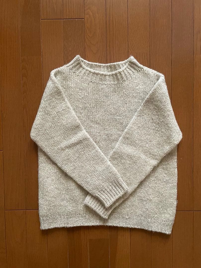 中川政七商店・麻とウールのニットプルオーバー