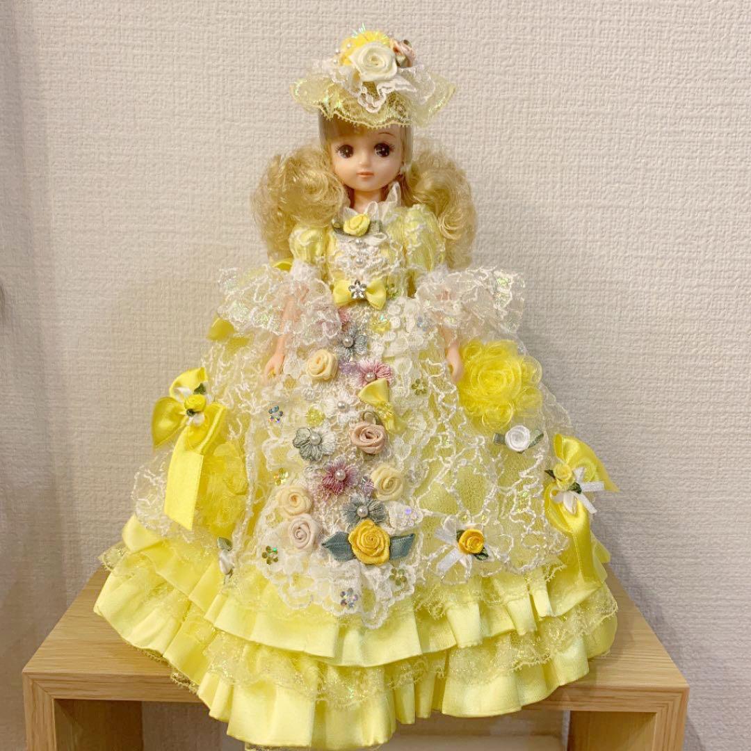 リカちゃん 人形 ドレス イエロー キャッスル