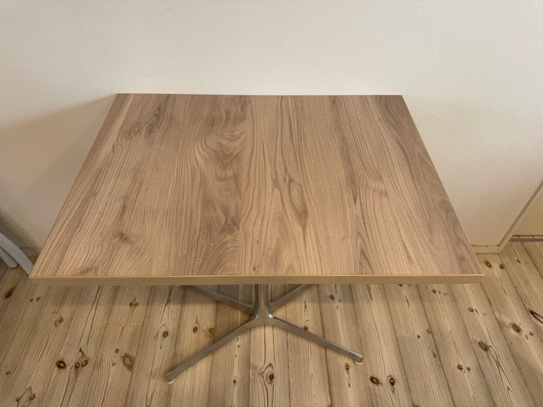 カフェ 長方形テーブル 60×80cm高さ75cm 1本脚 業務用④