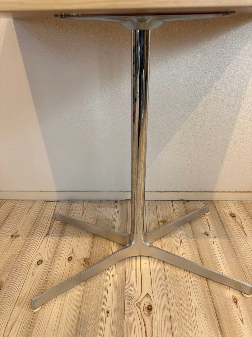 カフェ 長方形テーブル 60×80cm高さ75cm 1本脚 業務用④