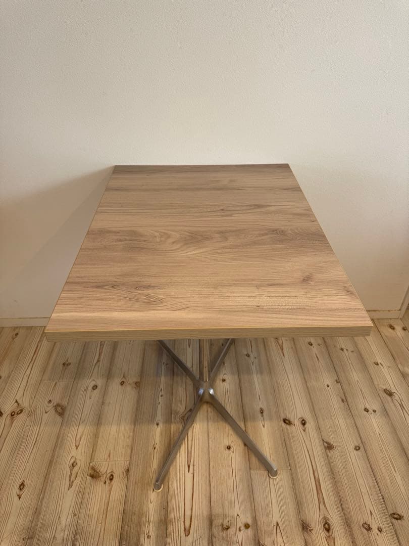 カフェ 長方形テーブル 60×80cm高さ75cm 1本脚 業務用④