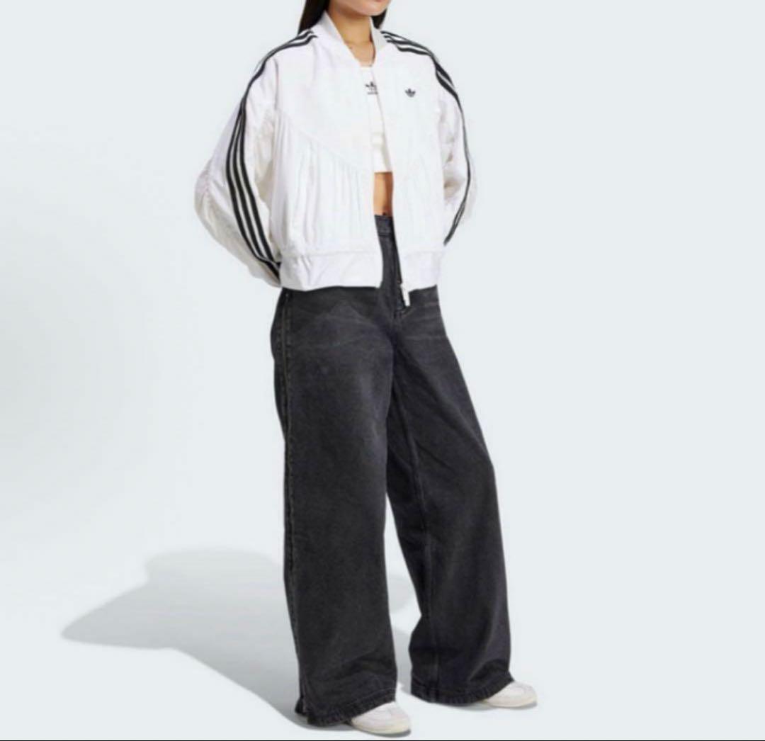 adadas 新品29 ADILENIUM シーズン3 ジップ　デニムパンツ