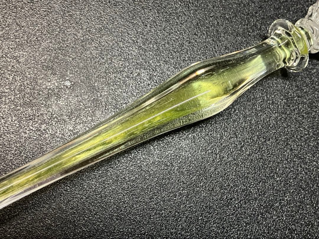 哲磋工房　ガラスペン　黄色