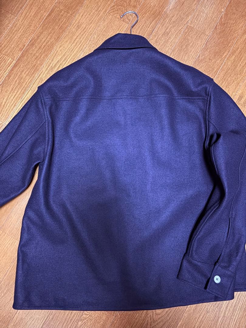 JIL SANDER メルトンジップオーバサイズジャケット