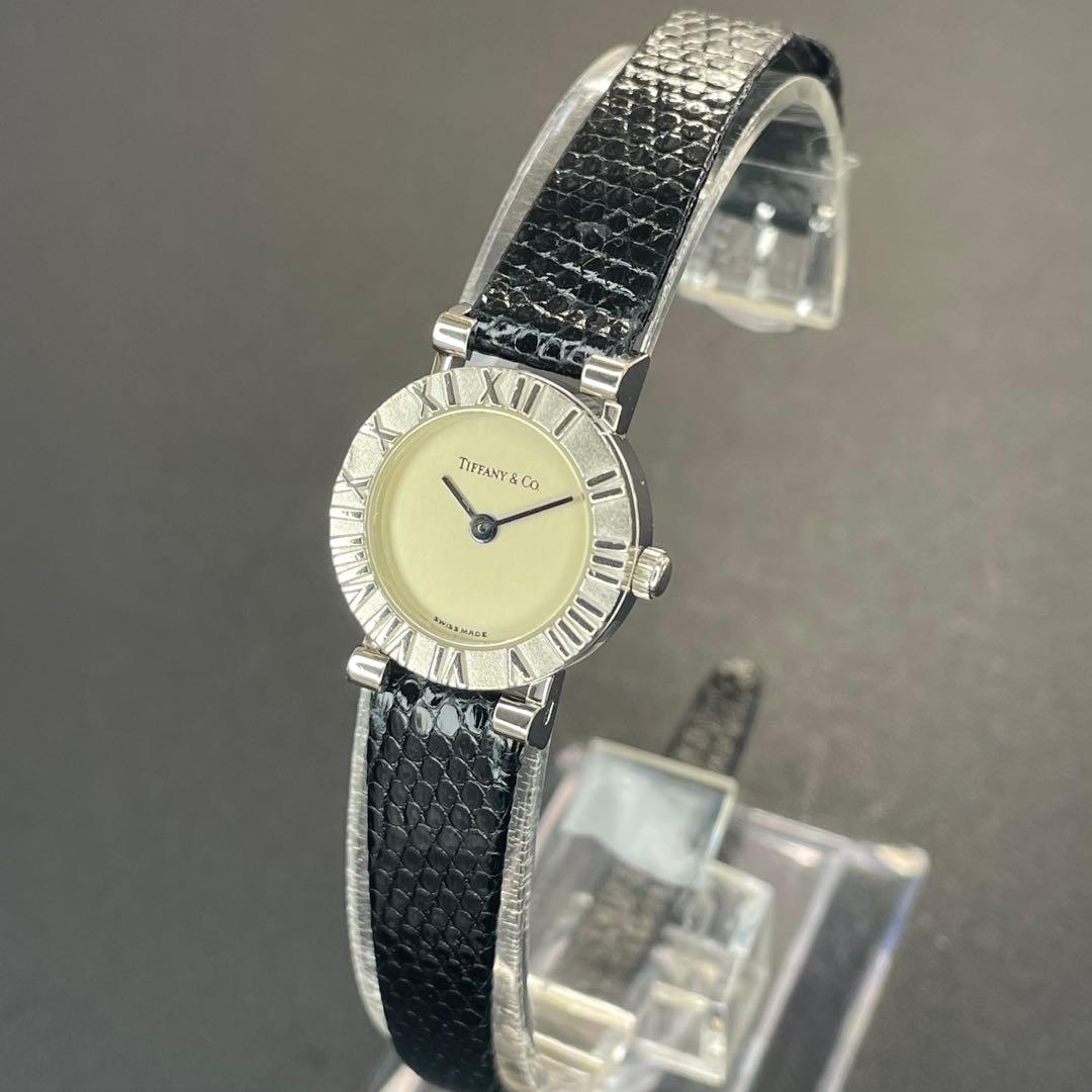 【良品 可動品】 ティファニー 腕時計 アトラス ミニ スターリングシルバー