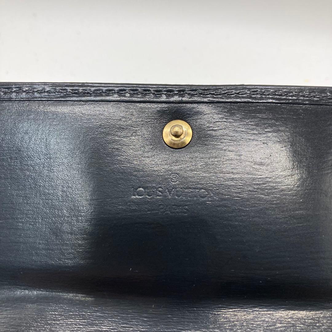 Louis Vuitton エピレザー ブラック 長財布 レザー ルイヴィトン