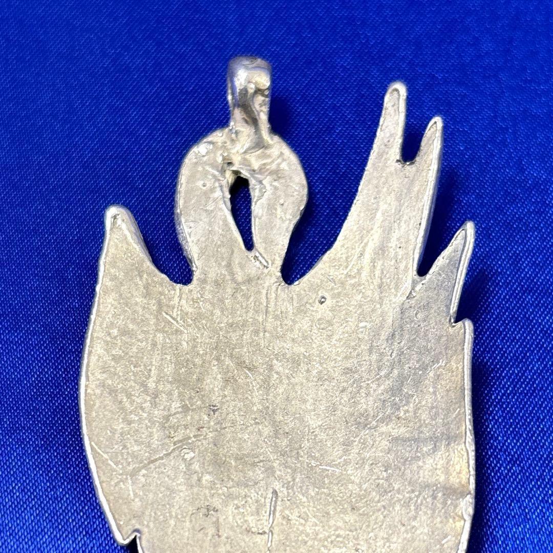 【匿名配送】フェニックスモチーフ　シルバーペンダントトップ　SILVER刻印
