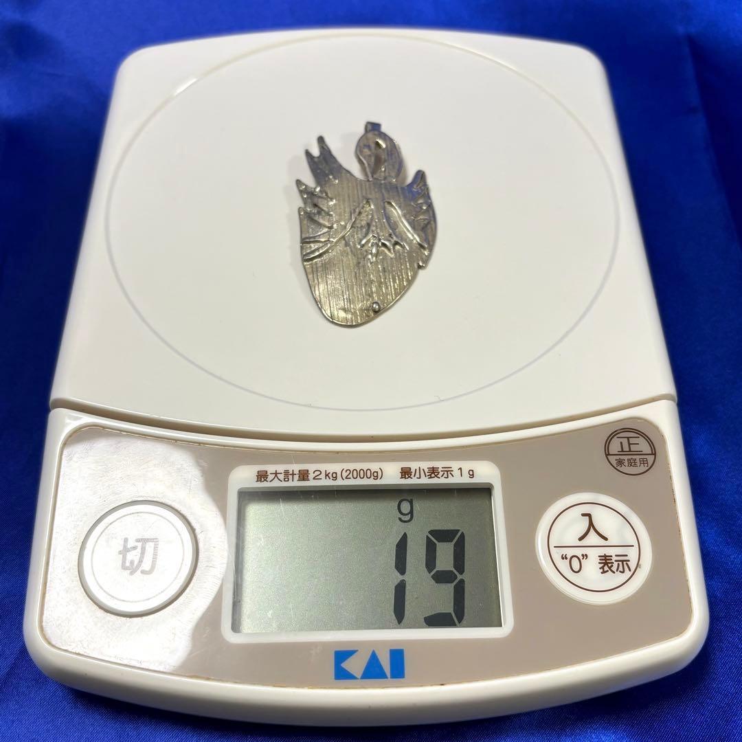 【匿名配送】フェニックスモチーフ　シルバーペンダントトップ　SILVER刻印