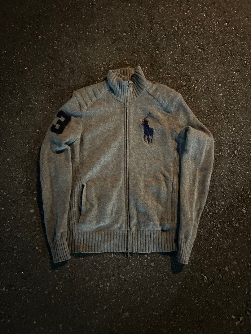 トップス 00s 90s polo ralph lauren zip cardigan
