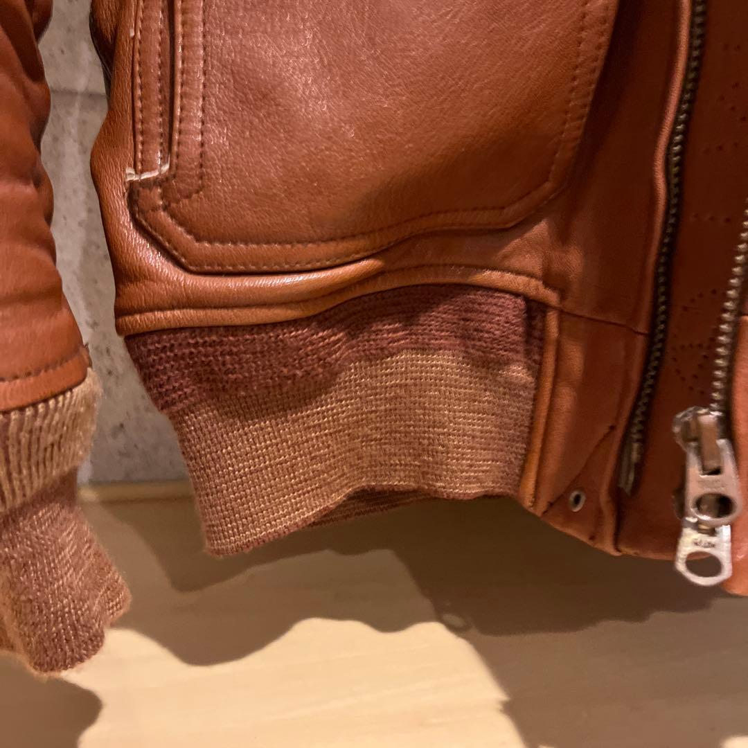 【極美品】TMTゴートレザーフライトジャケット
