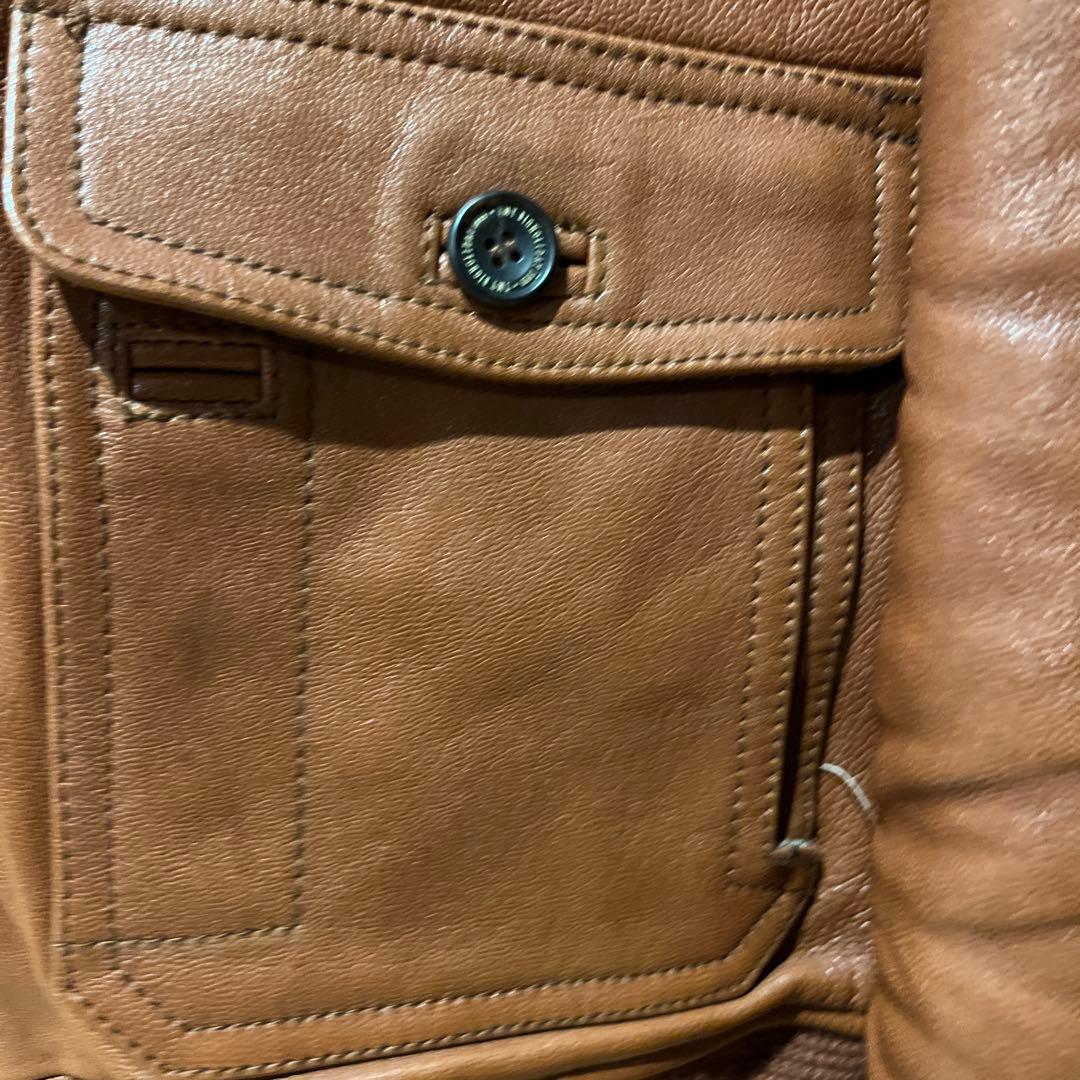 【極美品】TMTゴートレザーフライトジャケット