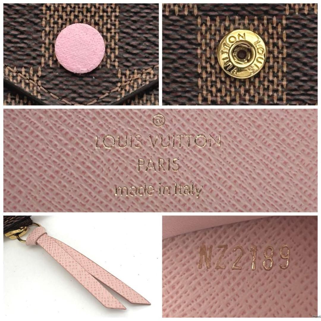 【超美品】ルイヴィトン ポルトフォイユ ヴィクトリーヌ ダミエ 三つ折り財布