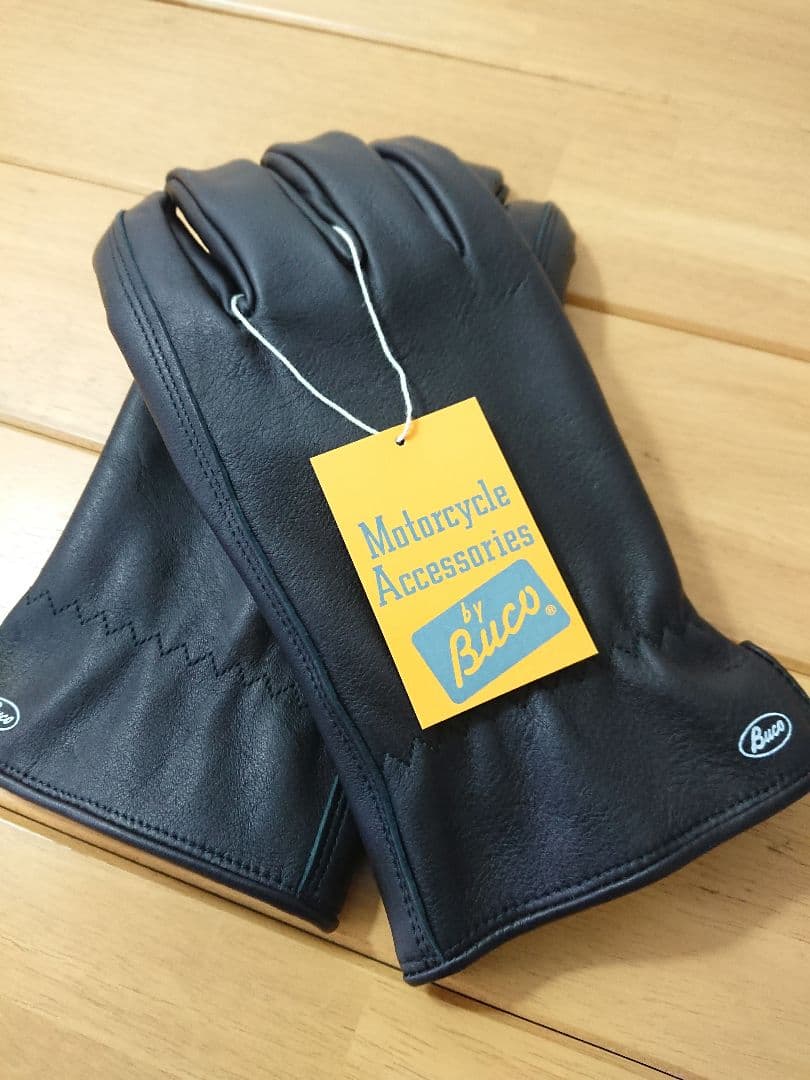 ブコ ホースハイド MOTORCYCLE GLOVE BLACK 9½