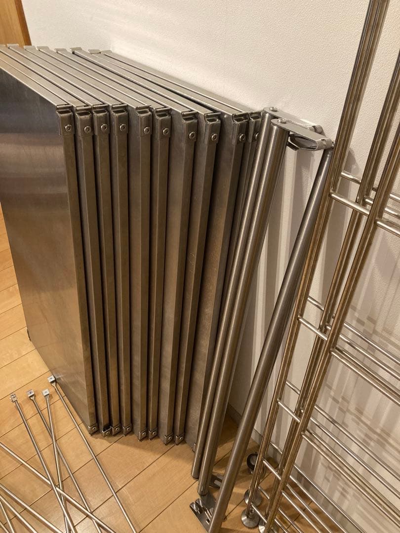 無印良品　ステンレスユニットシェルフ　大　175.5センチタイプ　セット