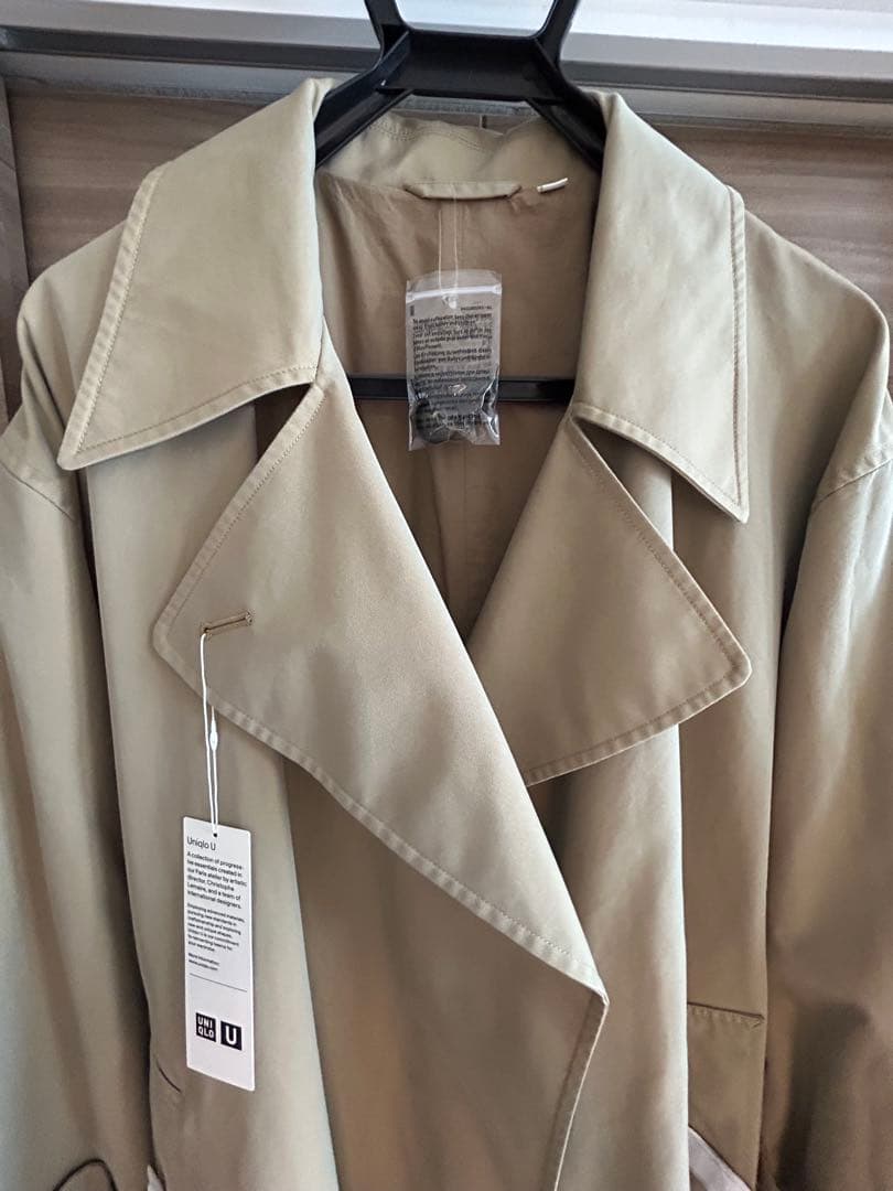 新品未使用 ユニクロ U トレンチコート XXL uniqro u 玉虫色