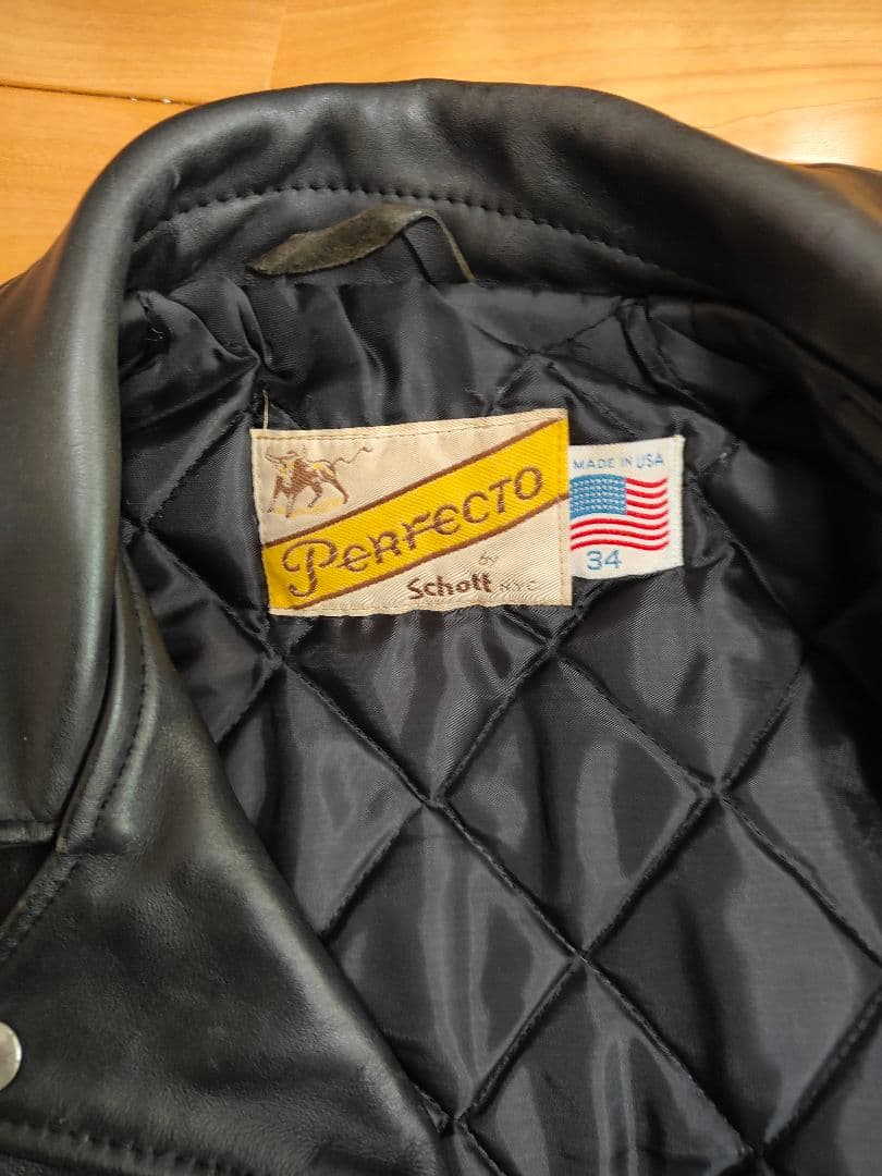 Schott made in USA ワンスター　ダブルスジャケット 34
