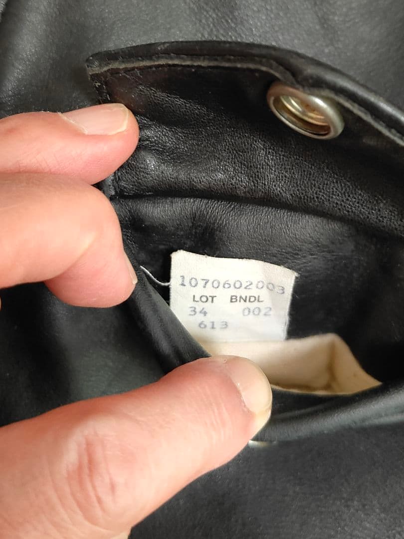 Schott made in USA ワンスター　ダブルスジャケット 34