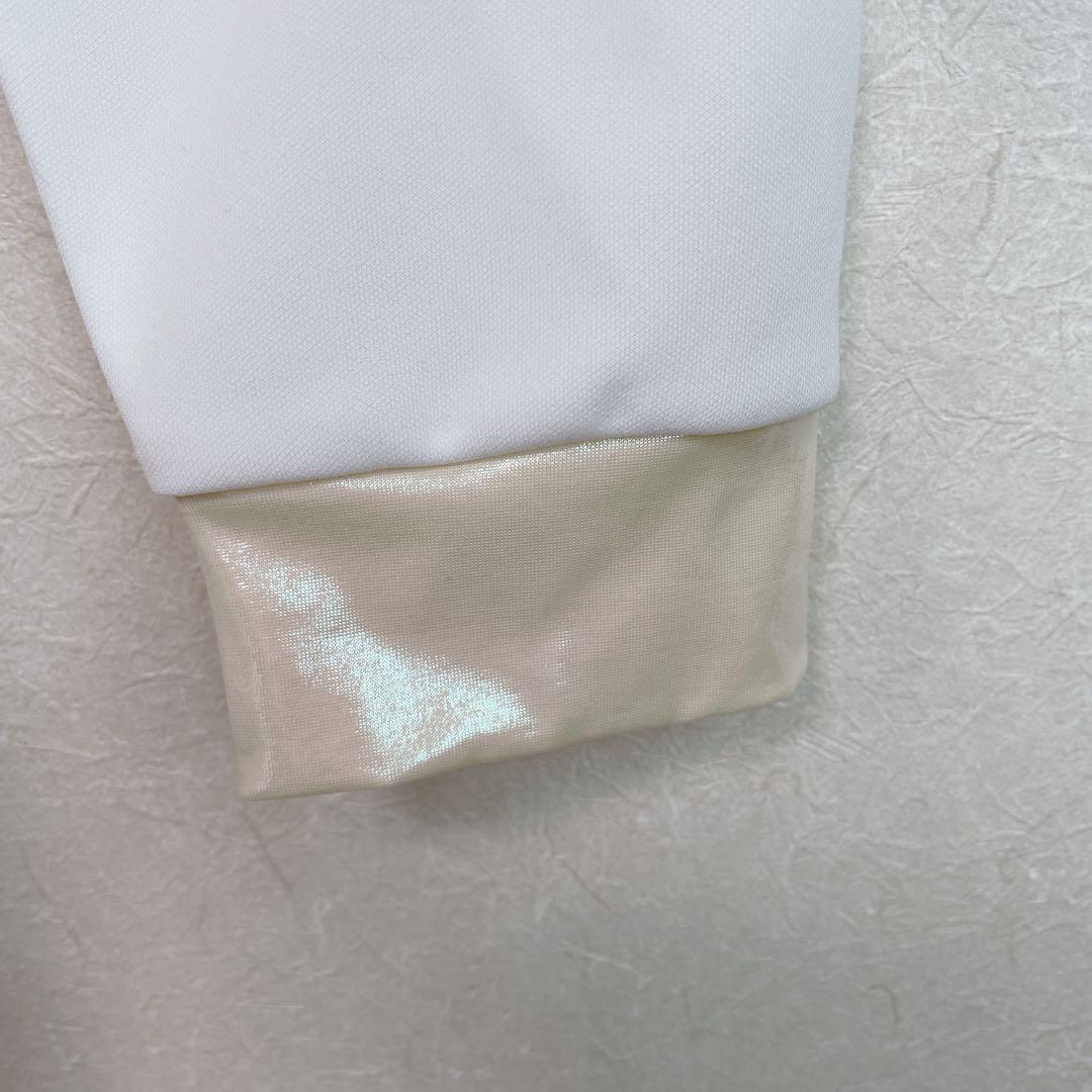【新品未使用 アルチビオ】機能薄手ダンボールニットロゴビーズパーカー刺繡40号