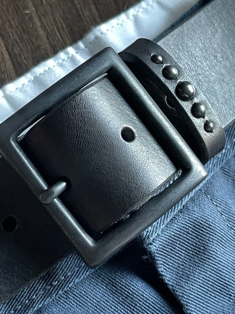 オーダー品　ディッキーズ874専用スタッズベルト　ミッスーリ　真鍮ダール