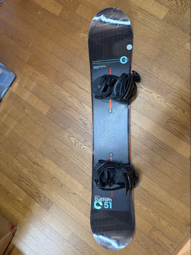 BURTON Custom 151ジェネシスビンディング付き
