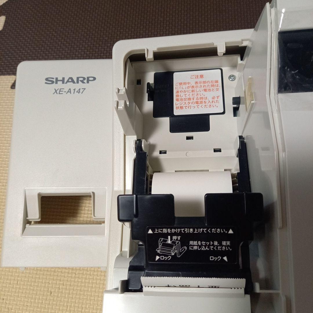 SHARP XE-A147 レジスター　ロール紙３個付