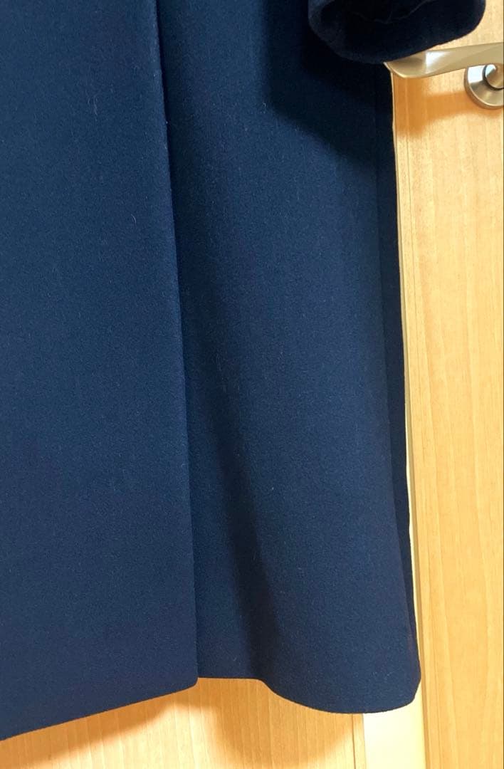 Noble定価53,900円 カシミヤ混MTRチェスターディテールVカラーコート