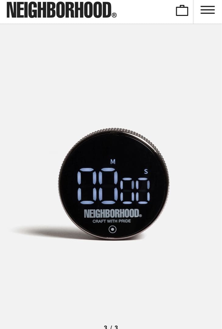 NEIGHBORHOOD デジタルタイマー