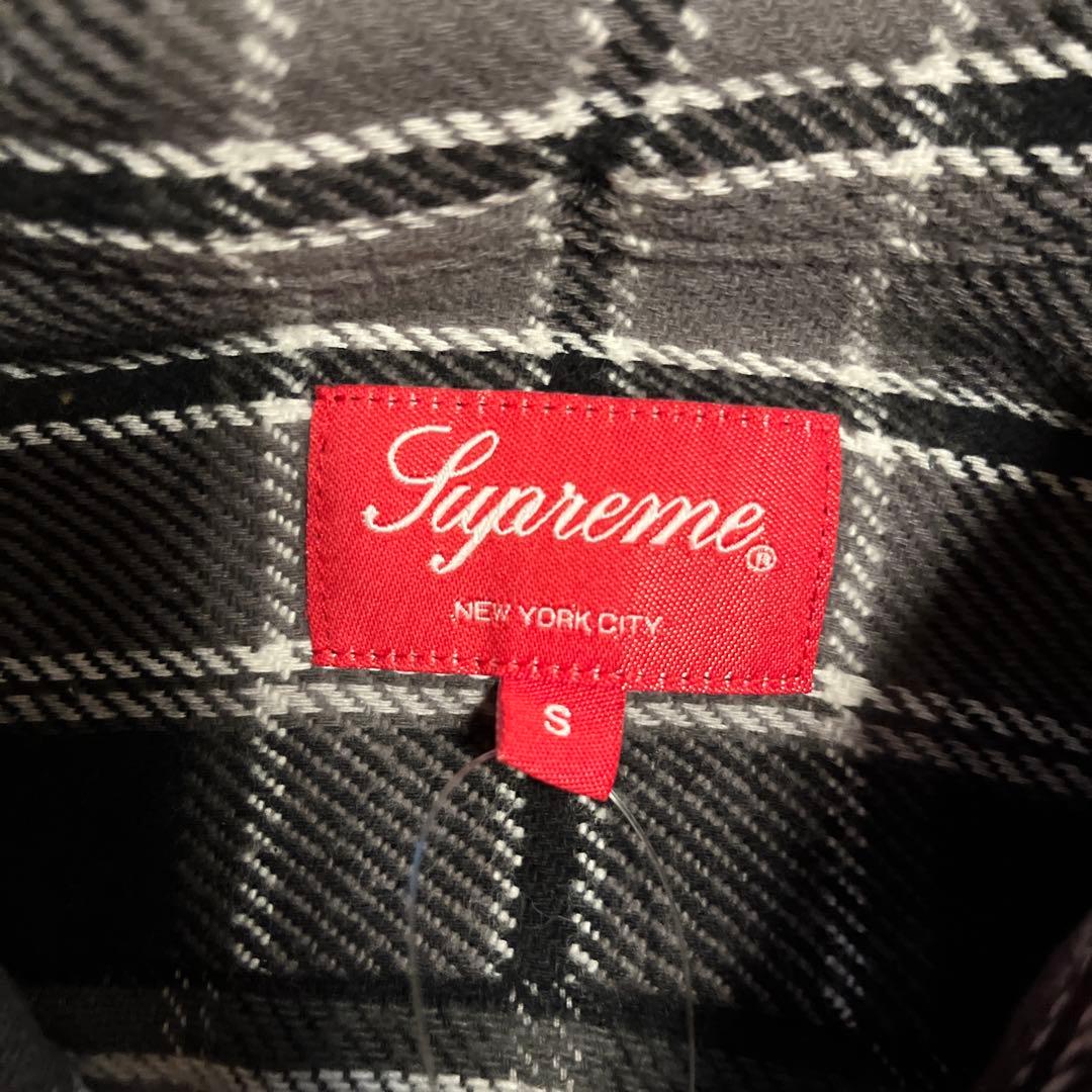 トップス Supreme Pullover Plaid Flannel Shirt S