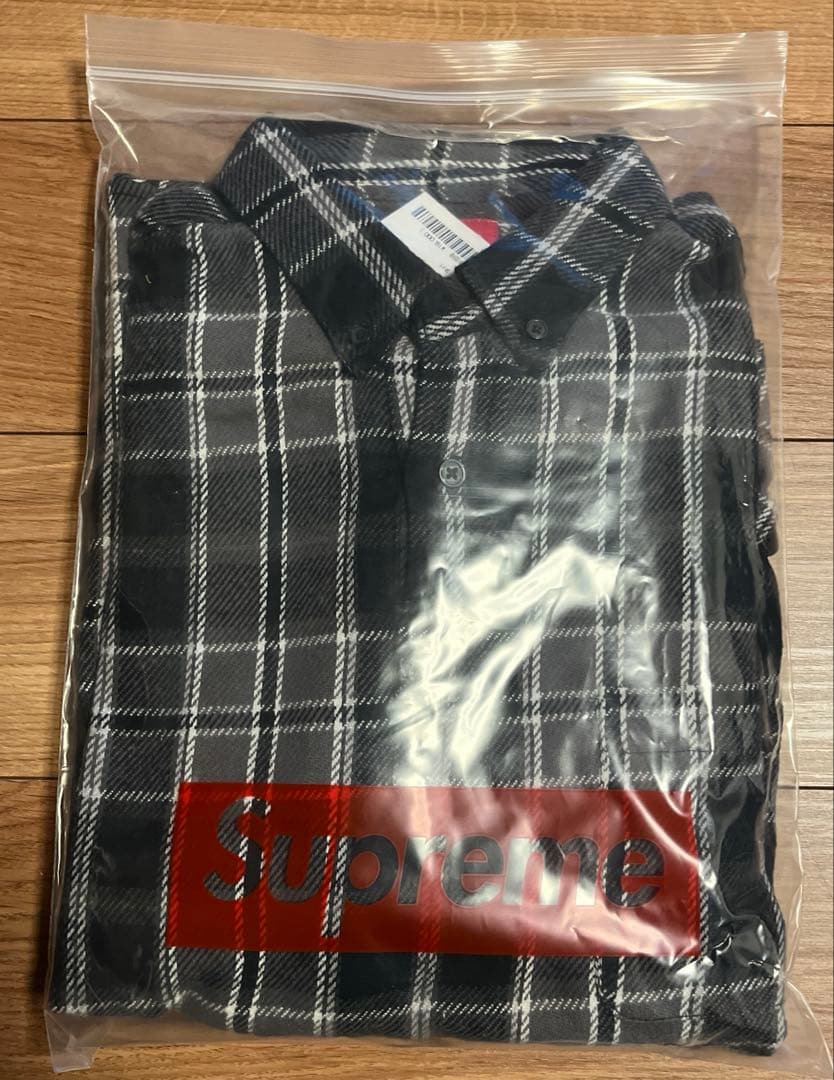 トップス Supreme Pullover Plaid Flannel Shirt S