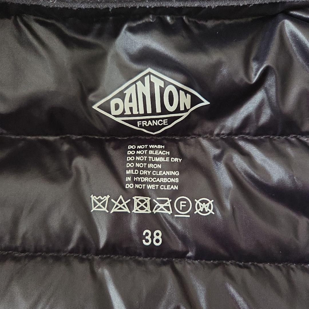 DANTON グレー ダウンジャケット 38