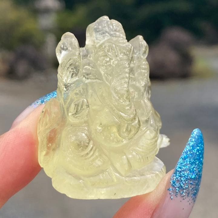 リビアングラス ガネーシャ  中