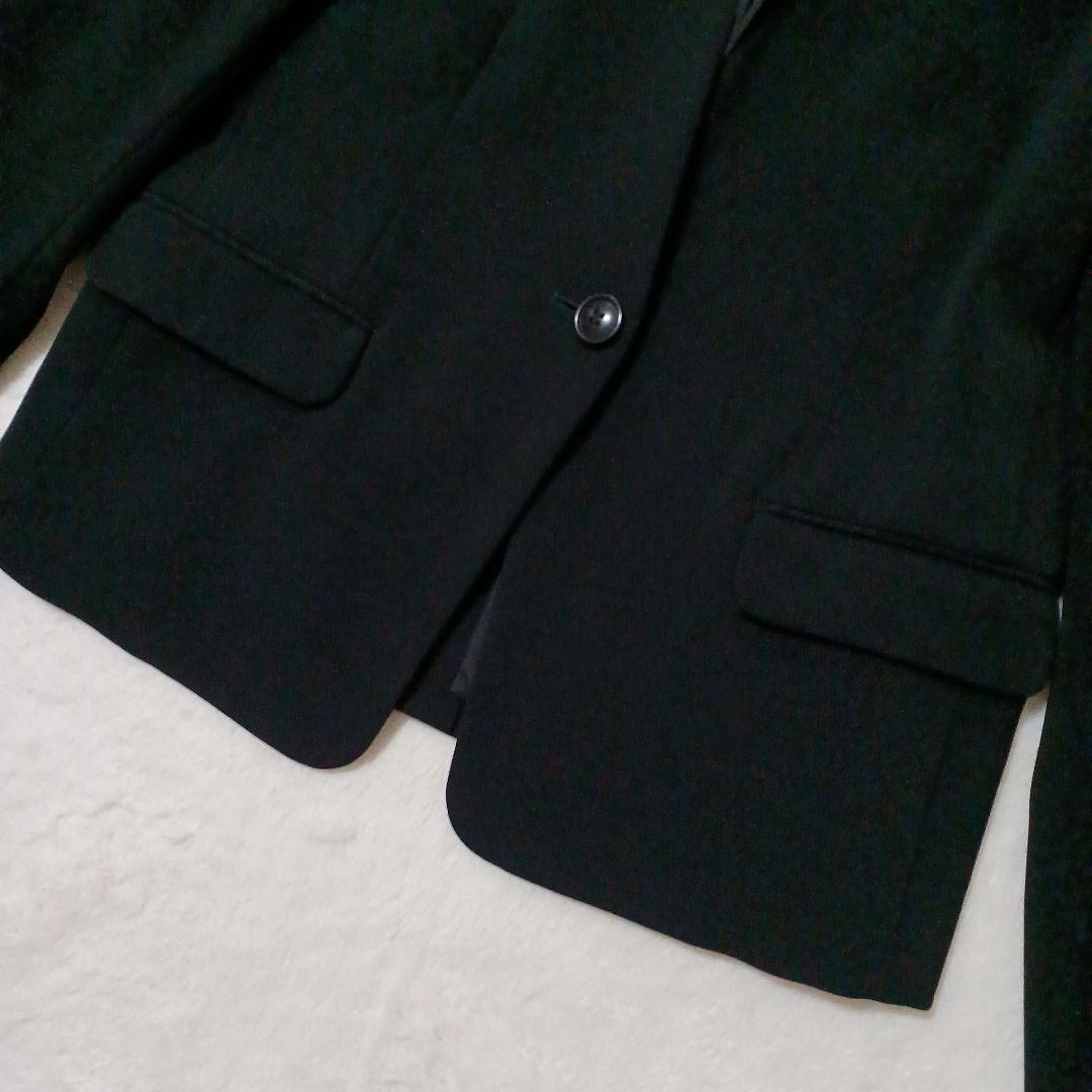 PLST プラステ ノーカラー ジャケット パンツ セットアップ Lブラック 黒